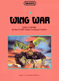 Wing War Atari 2600  box art